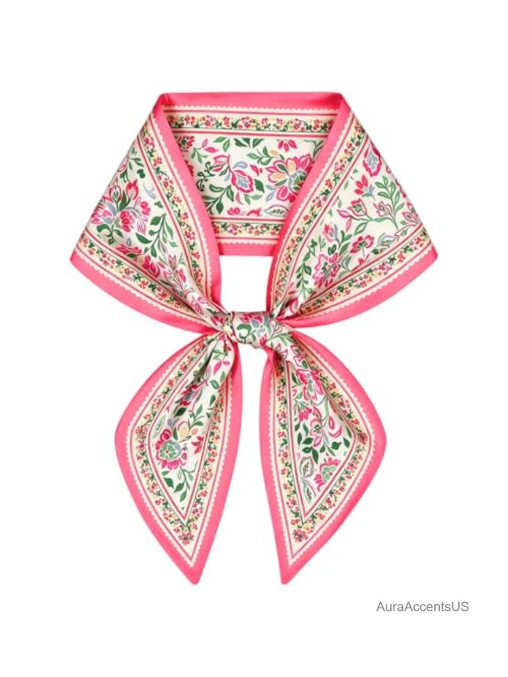 Silky Satin Long Neck Scarf for Women, Multipurpose Hair/Hijab/Head Scarf,